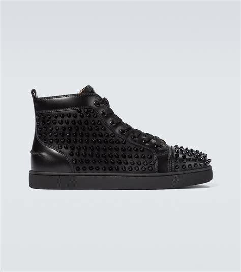 cheap louis vuitton spiked sneakers|christian louboutin sneakers black spikes.